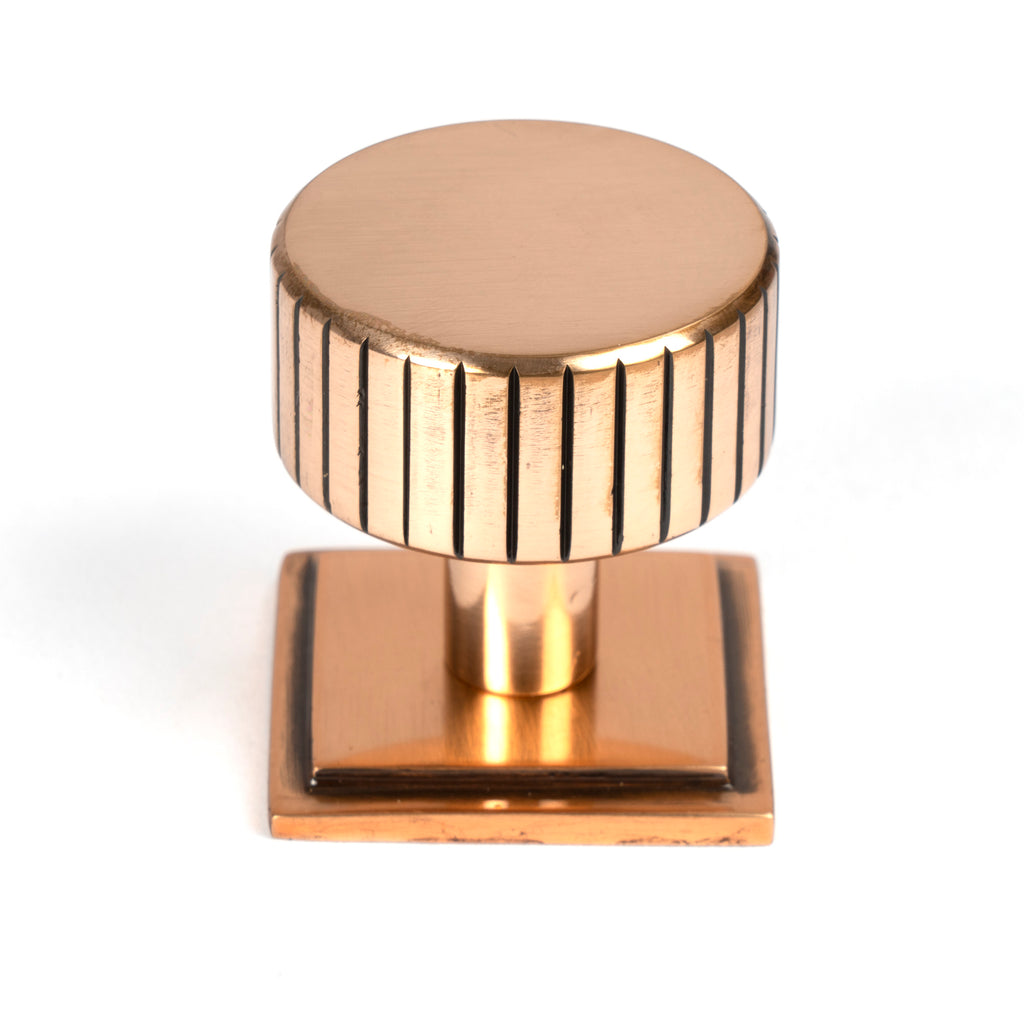 From The Anvil's Polished Bronze 32mm Judd Cabinet Knob