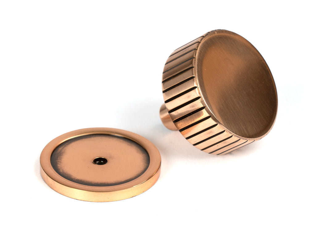 From The Anvil's Polished Bronze 38mm Judd Cabinet Knob