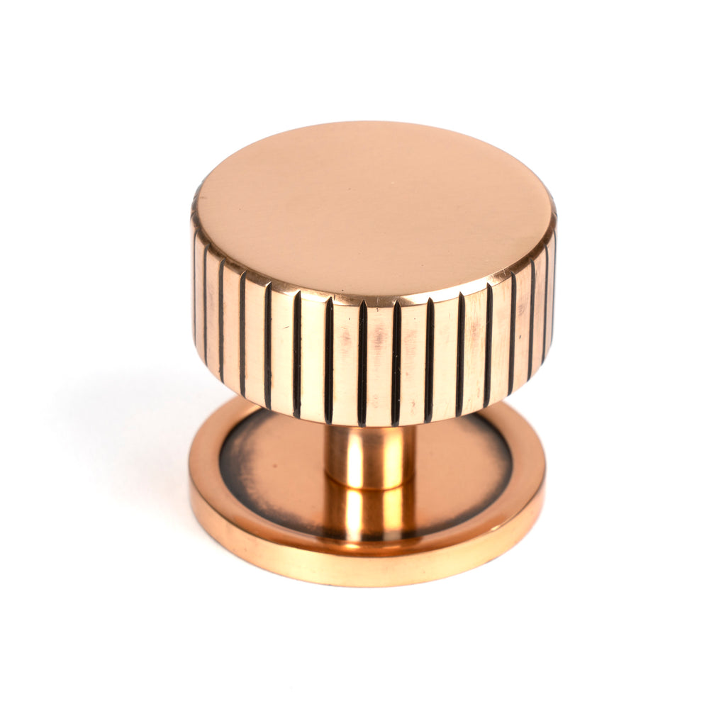 From The Anvil's Polished Bronze 38mm Judd Cabinet Knob