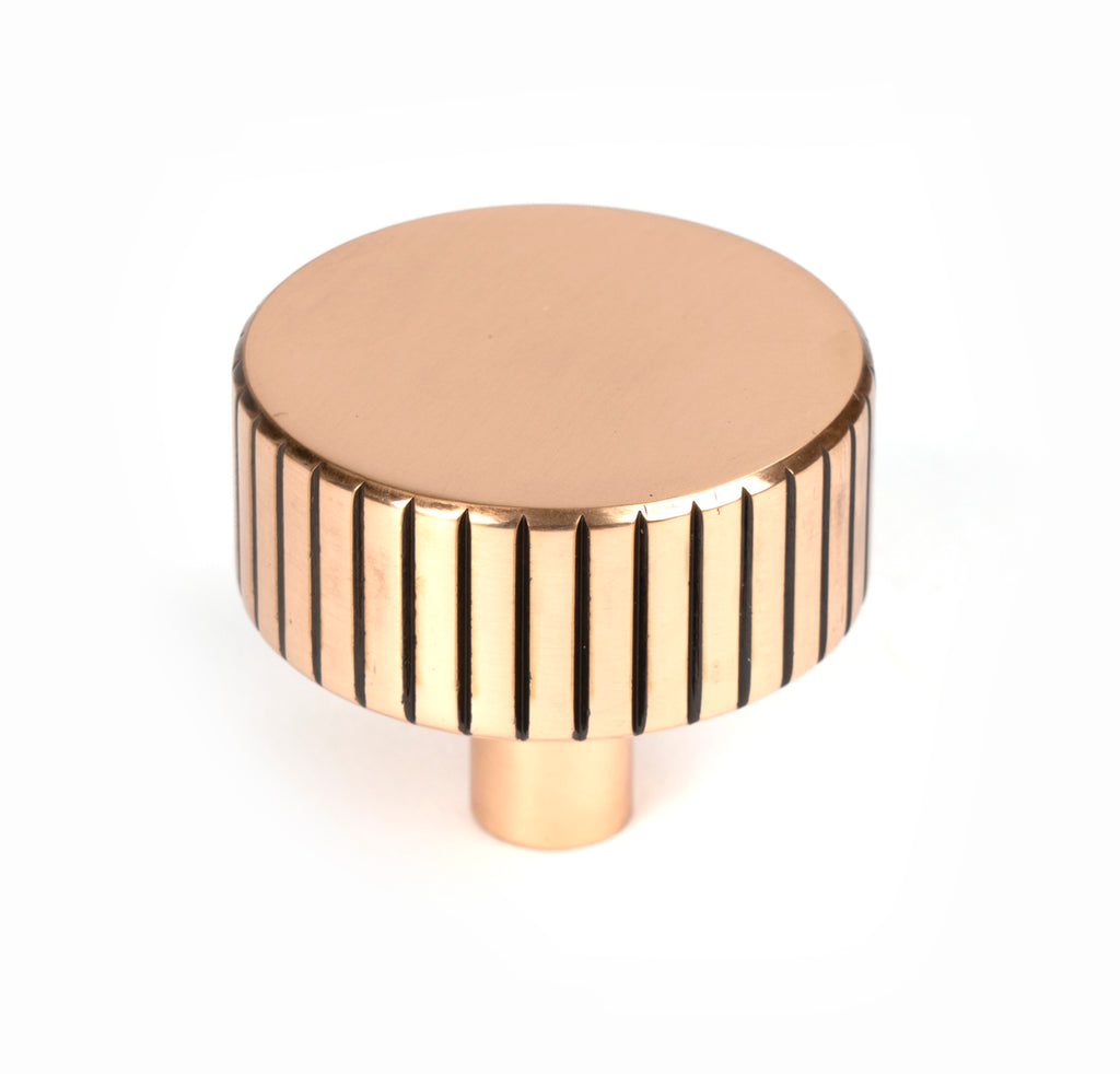 From The Anvil's Polished Bronze 38mm Judd Cabinet Knob