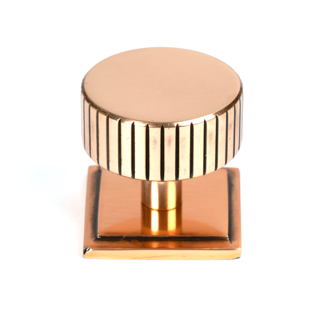 From The Anvil's Polished Bronze 38mm Judd Cabinet Knob