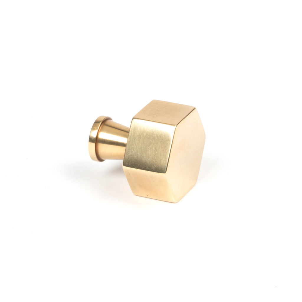 From The Anvil's Polished Brass Kahlo Cabinet Knob