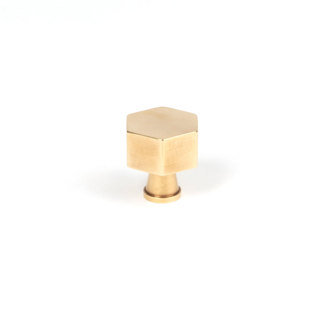 From The Anvil's Polished Brass Kahlo Cabinet Knob