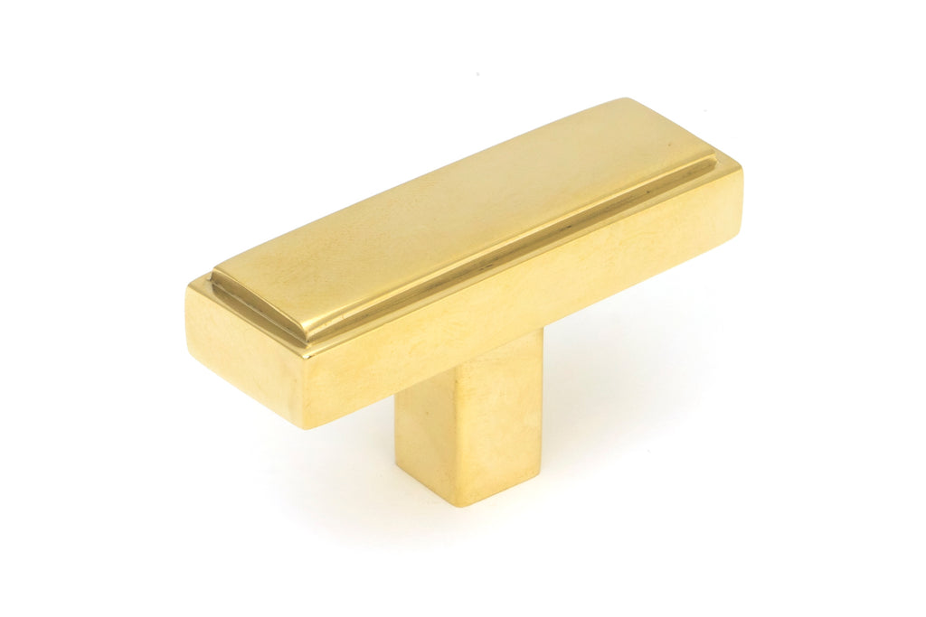 From The Anvil's Polished Brass Scully T-Bar