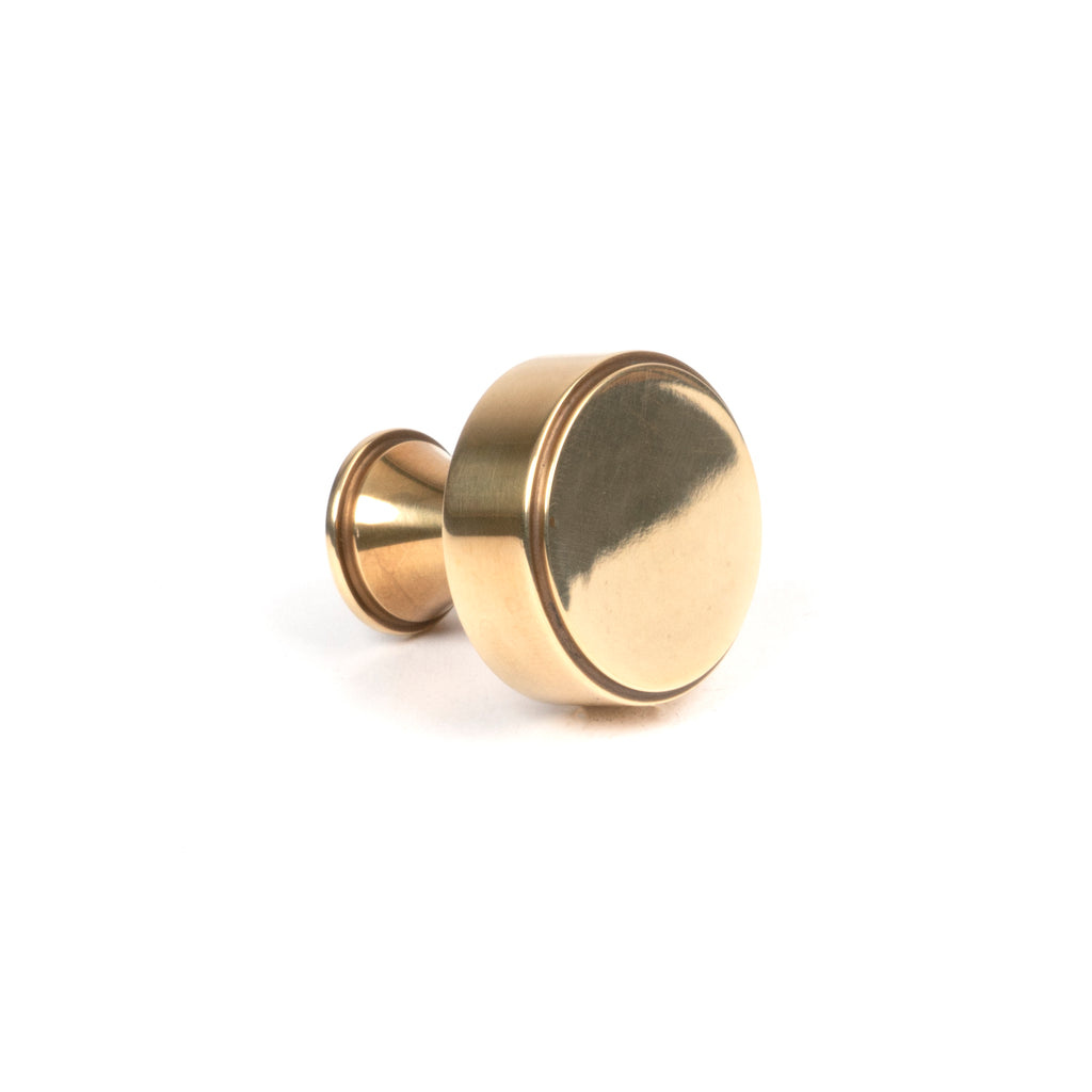 From The Anvil's Aged Brass Scully Cabinet Knob