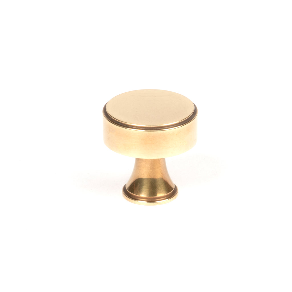 From The Anvil's Aged Brass Scully Cabinet Knob