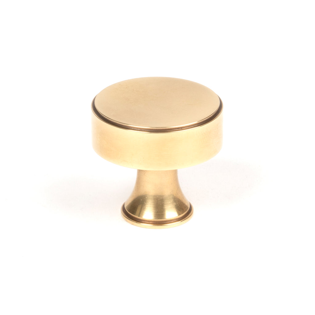 From The Anvil's Aged Brass Scully Cabinet Knob