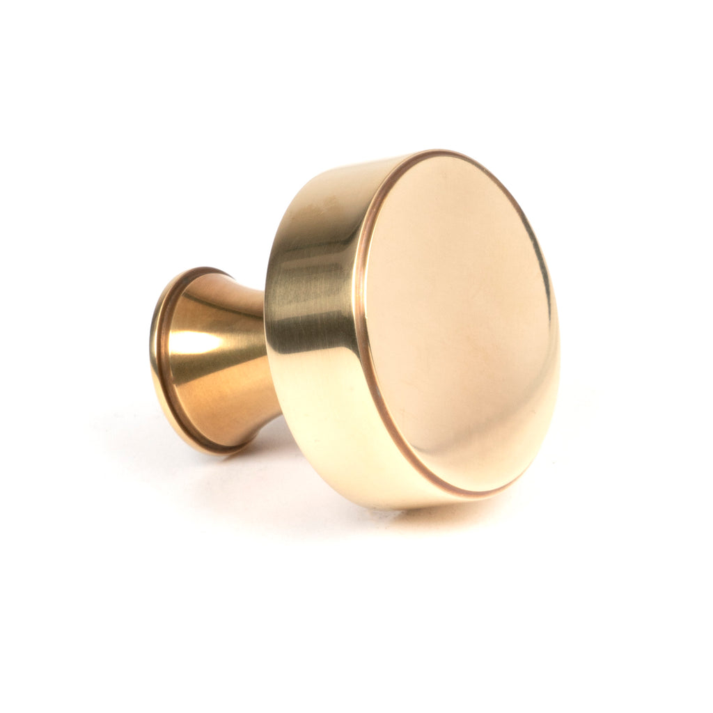 From The Anvil's Aged Brass Scully Cabinet Knob