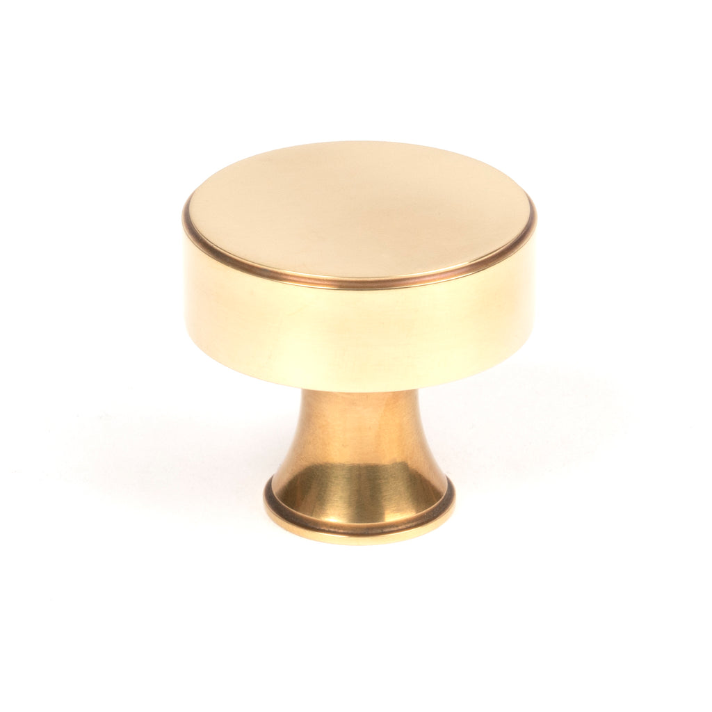 From The Anvil's Aged Brass Scully Cabinet Knob