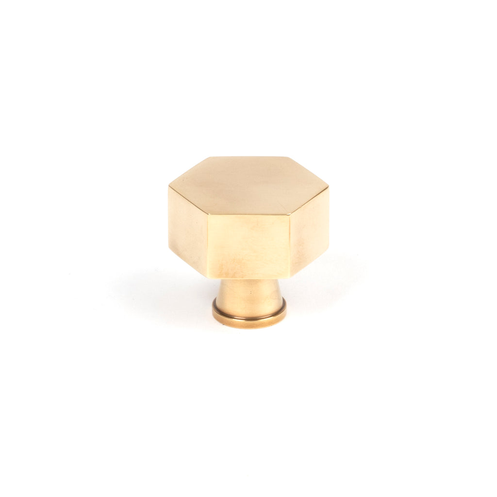 From The Anvil's Aged Brass Kahlo Cabinet Knob