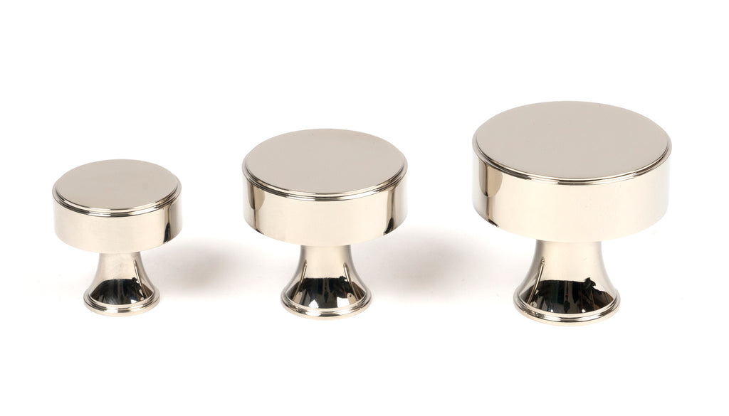 From The Anvil's Polished Nickel Scully Cabinet Knob