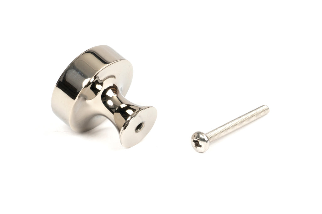 From The Anvil's Polished Nickel Scully Cabinet Knob