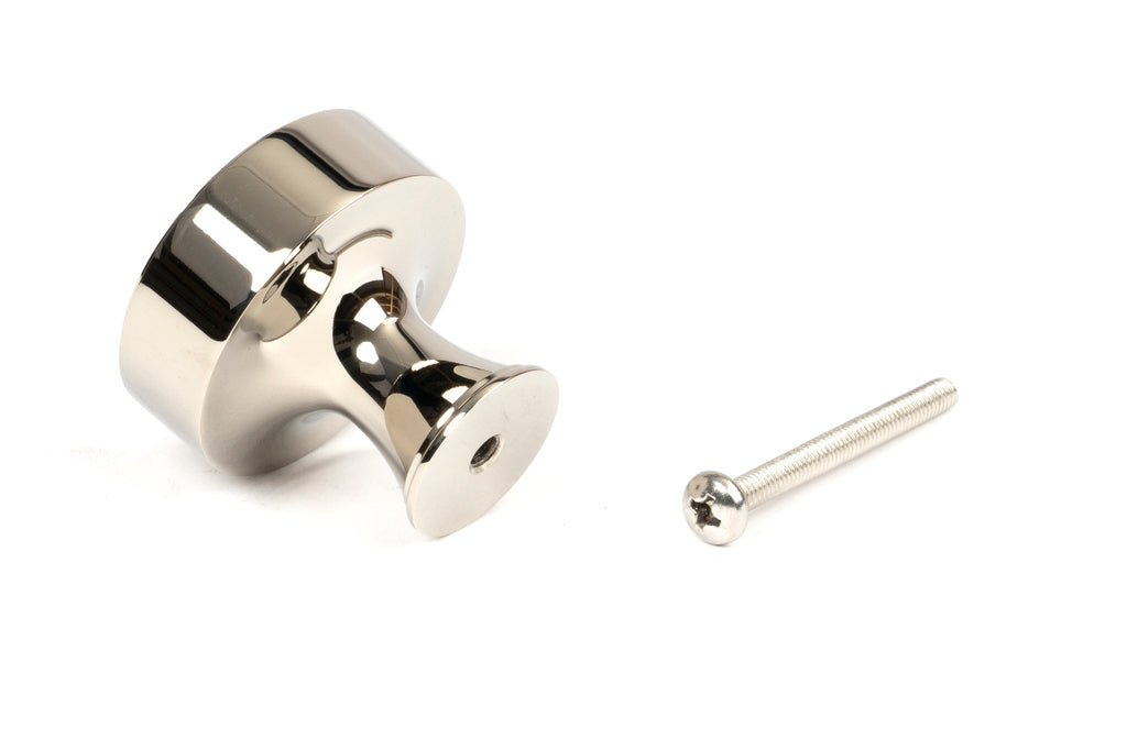 From The Anvil's Polished Nickel Scully Cabinet Knob