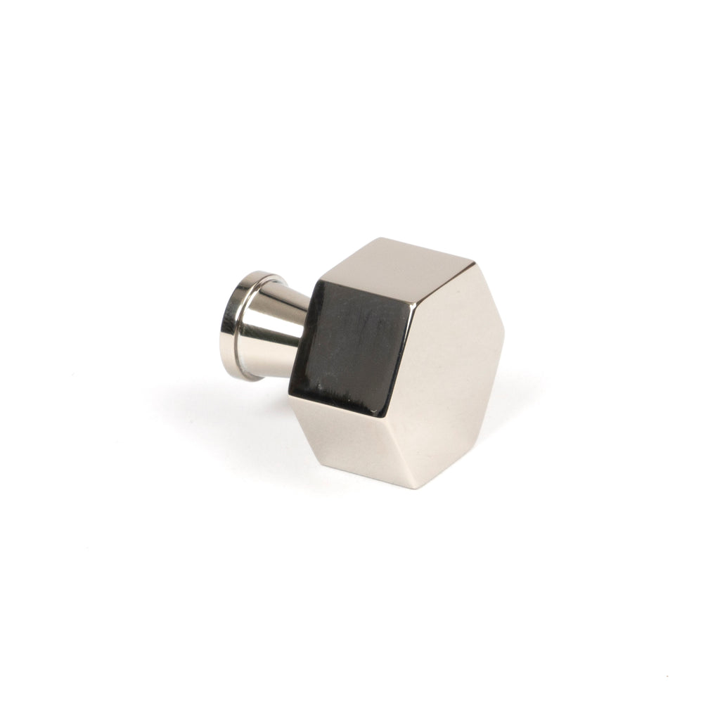 From The Anvil's Polished Nickel Kahlo Cabinet Knob