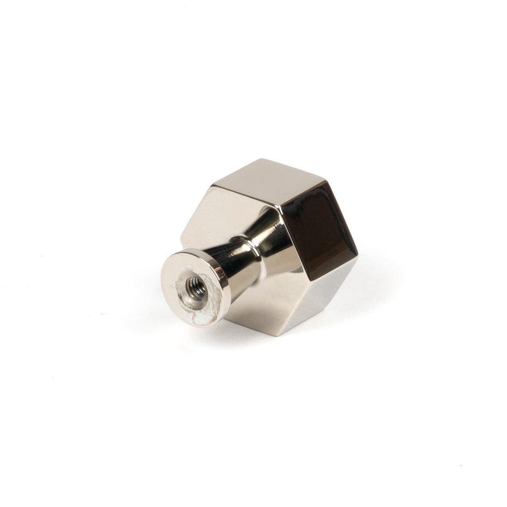 From The Anvil's Polished Nickel Kahlo Cabinet Knob