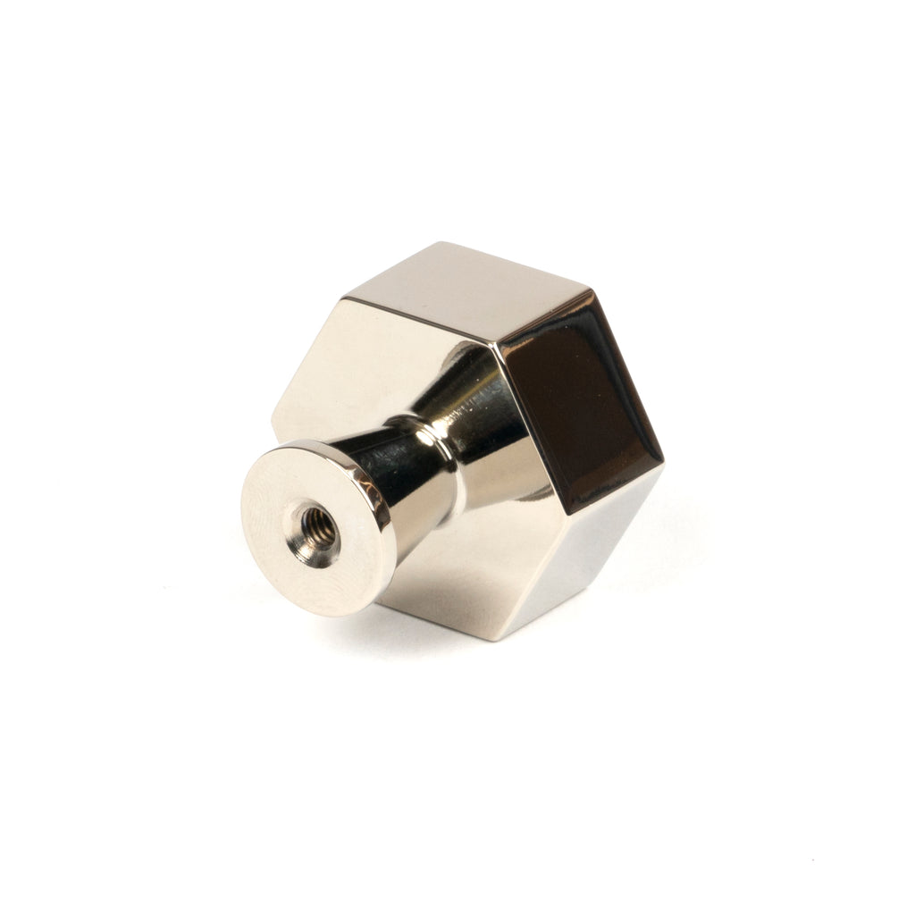 From The Anvil's Polished Nickel Kahlo Cabinet Knob