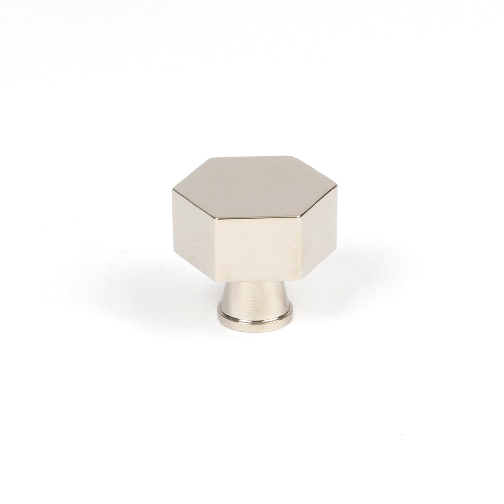 From The Anvil's Polished Nickel Kahlo Cabinet Knob