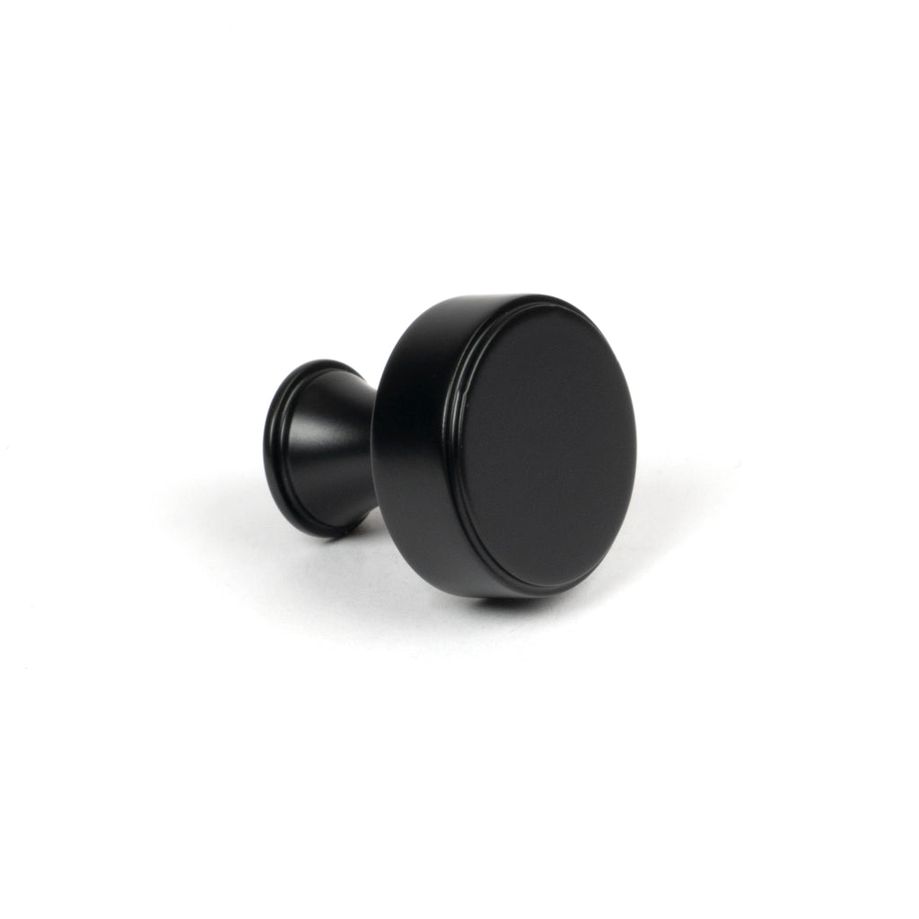 From The Anvil's Matt Black Scully Cabinet Knob