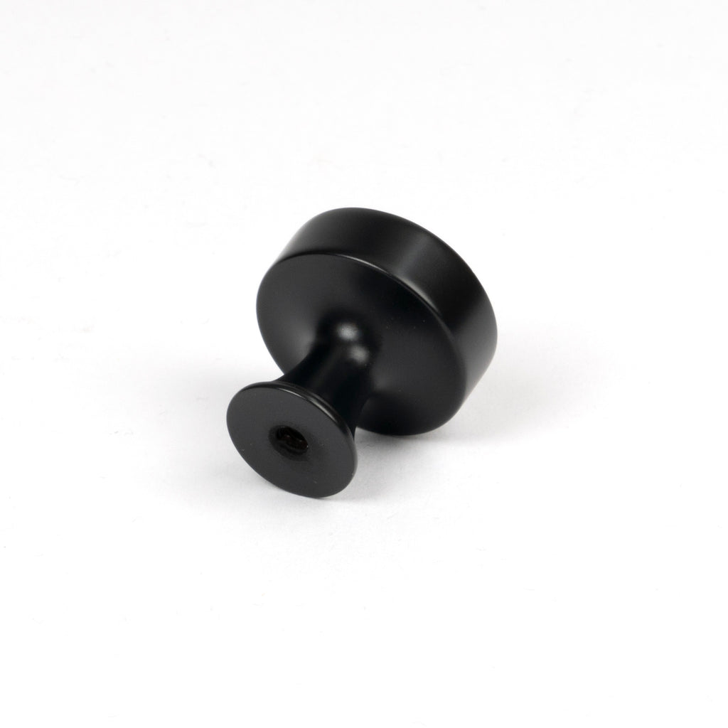 From The Anvil's Matt Black Scully Cabinet Knob