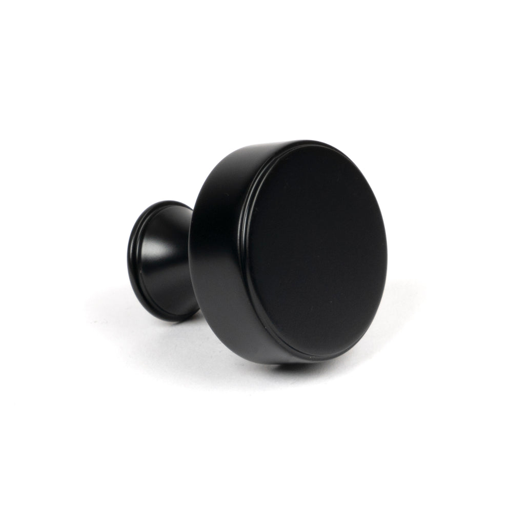 From The Anvil's Matt Black Scully Cabinet Knob