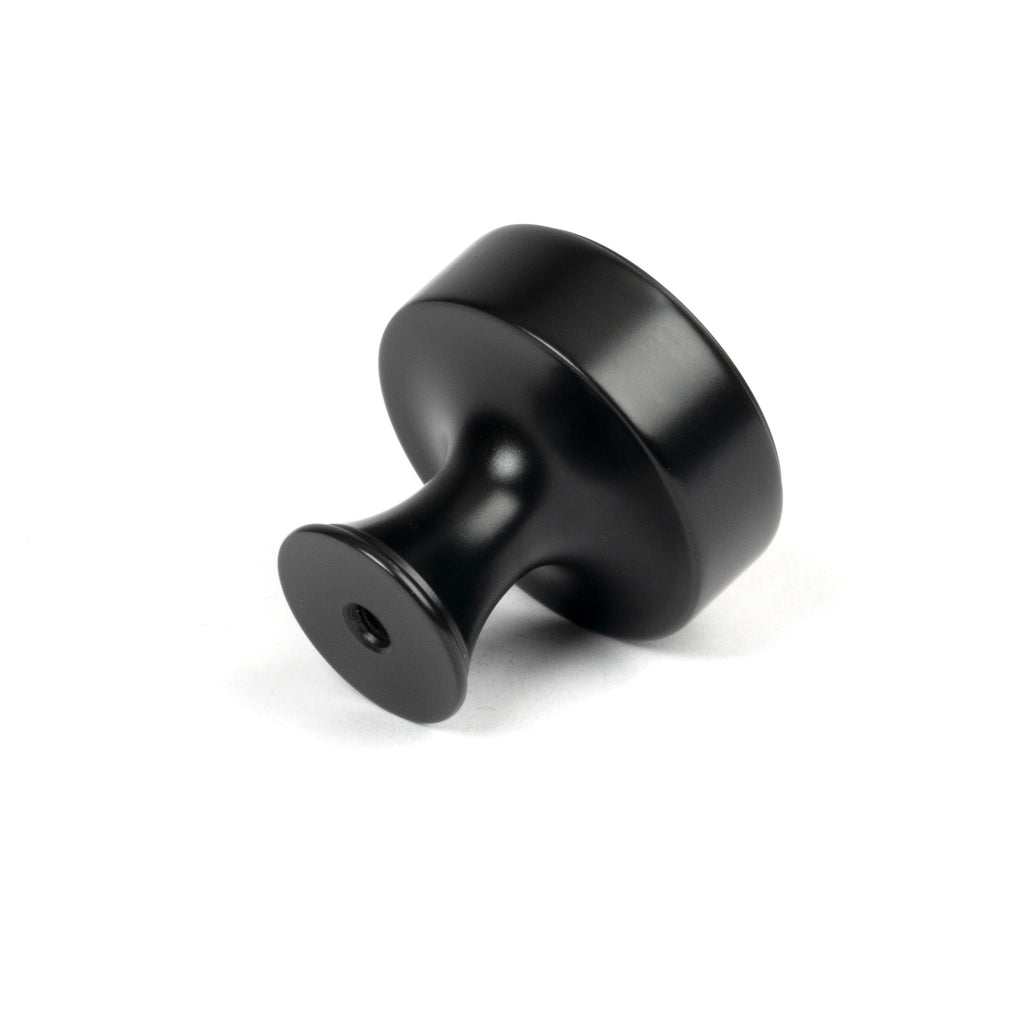 From The Anvil's Matt Black Scully Cabinet Knob