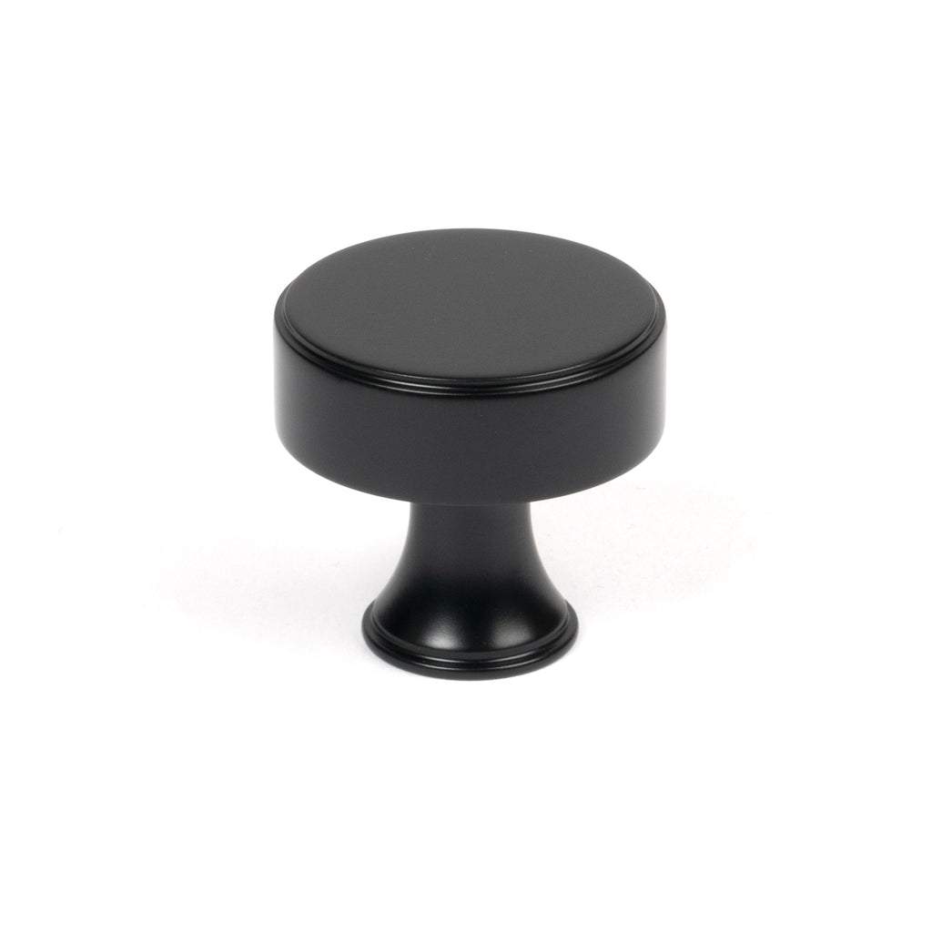 From The Anvil's Matt Black Scully Cabinet Knob