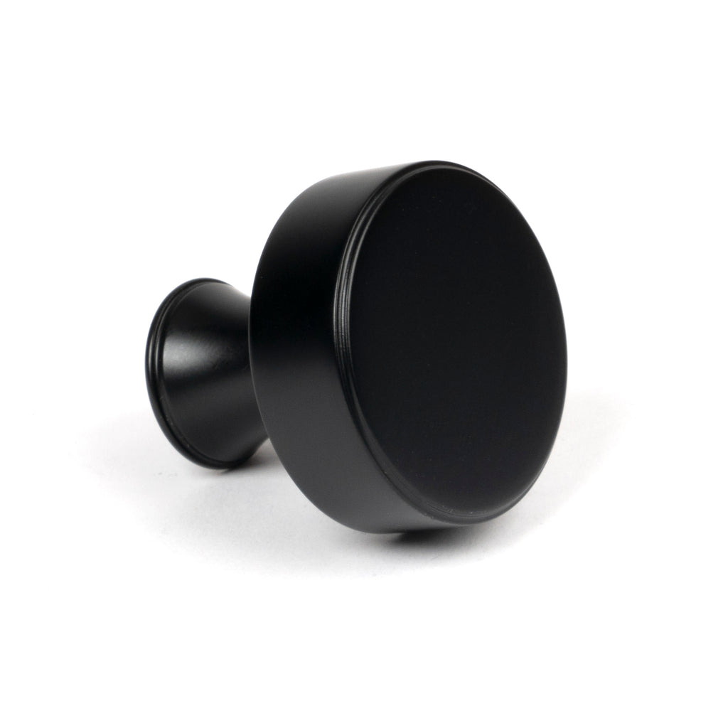 From The Anvil's Matt Black Scully Cabinet Knob