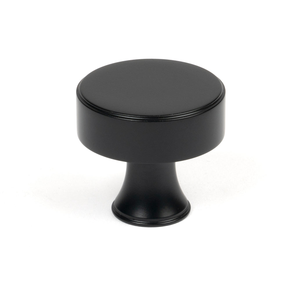 From The Anvil's Matt Black Scully Cabinet Knob