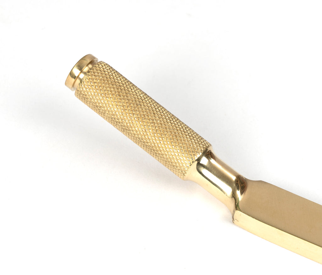 From The Anvil's Polished Brass Brompton Stay