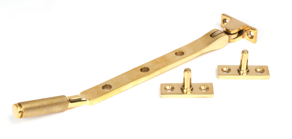 From The Anvil's Polished Brass Brompton Stay