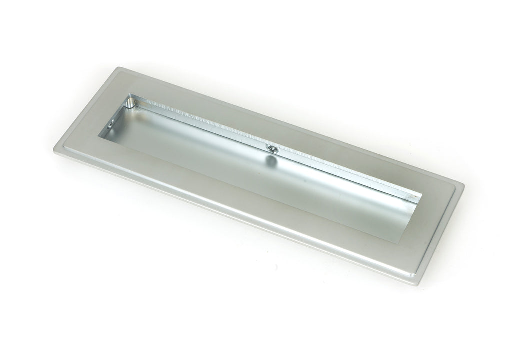 From The Anvil's Satin Chrome Art Deco Rectangular Pull