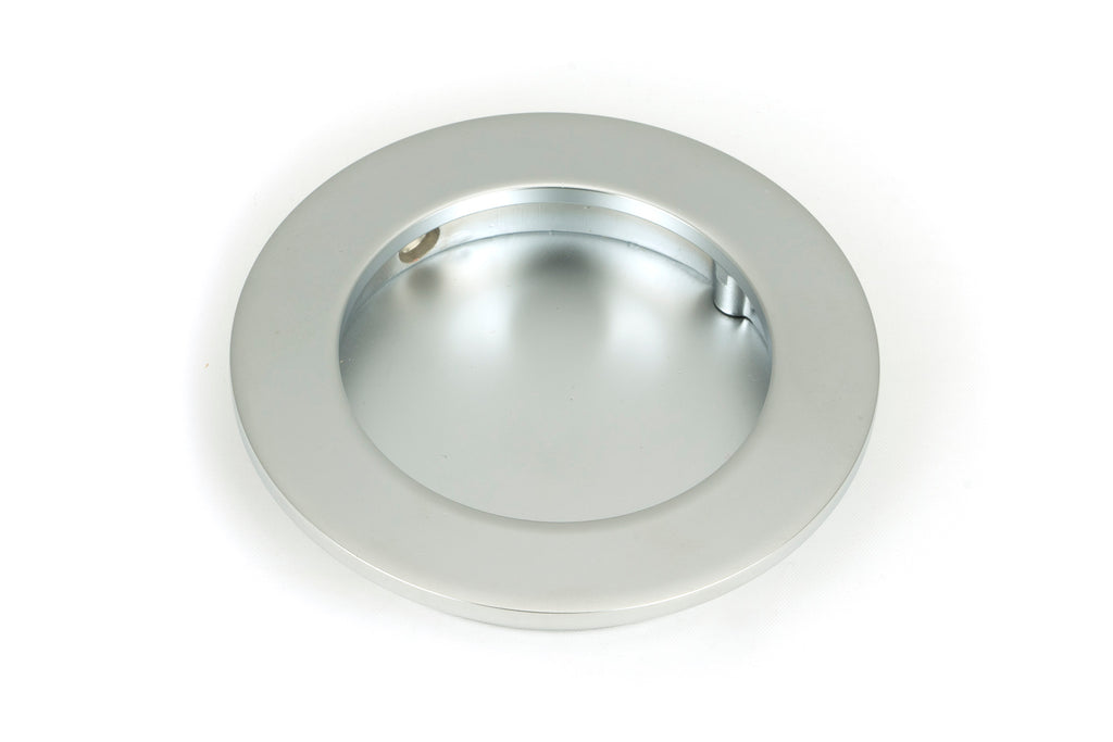 From The Anvil's Satin Chrome Plain Round Pull