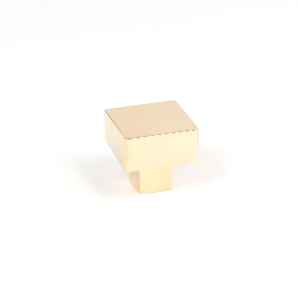 From The Anvil's Polished Brass Albers Cabinet Knob