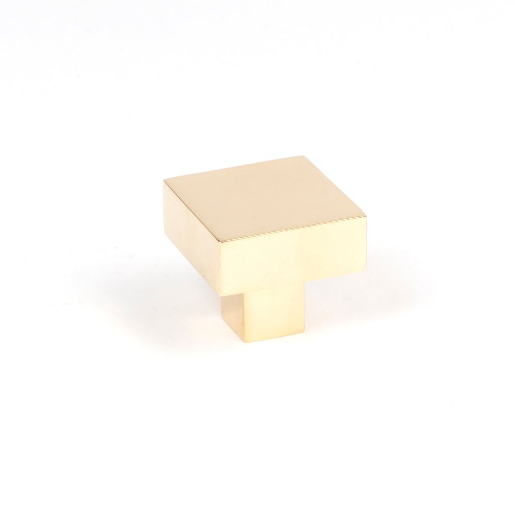 From The Anvil's Polished Brass Albers Cabinet Knob