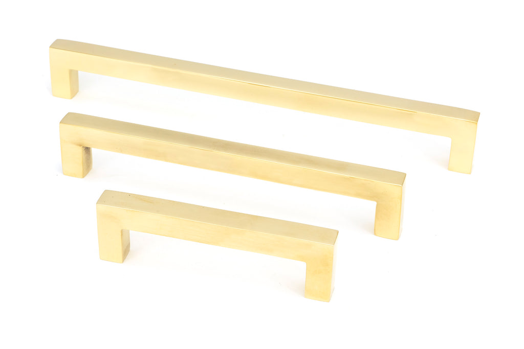 From The Anvil's Polished Brass Albers Pull Handle