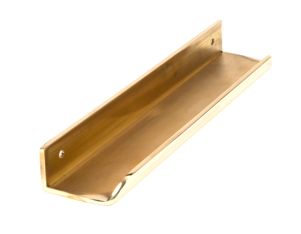 From The Anvil's Polished Brass Moore Edge Pull