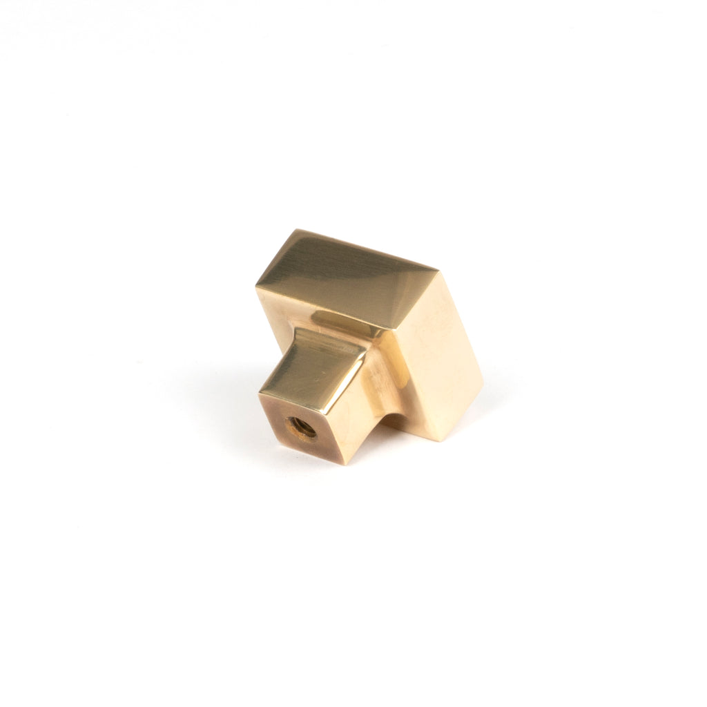 From The Anvil's Aged Brass Albers Cabinet Knob