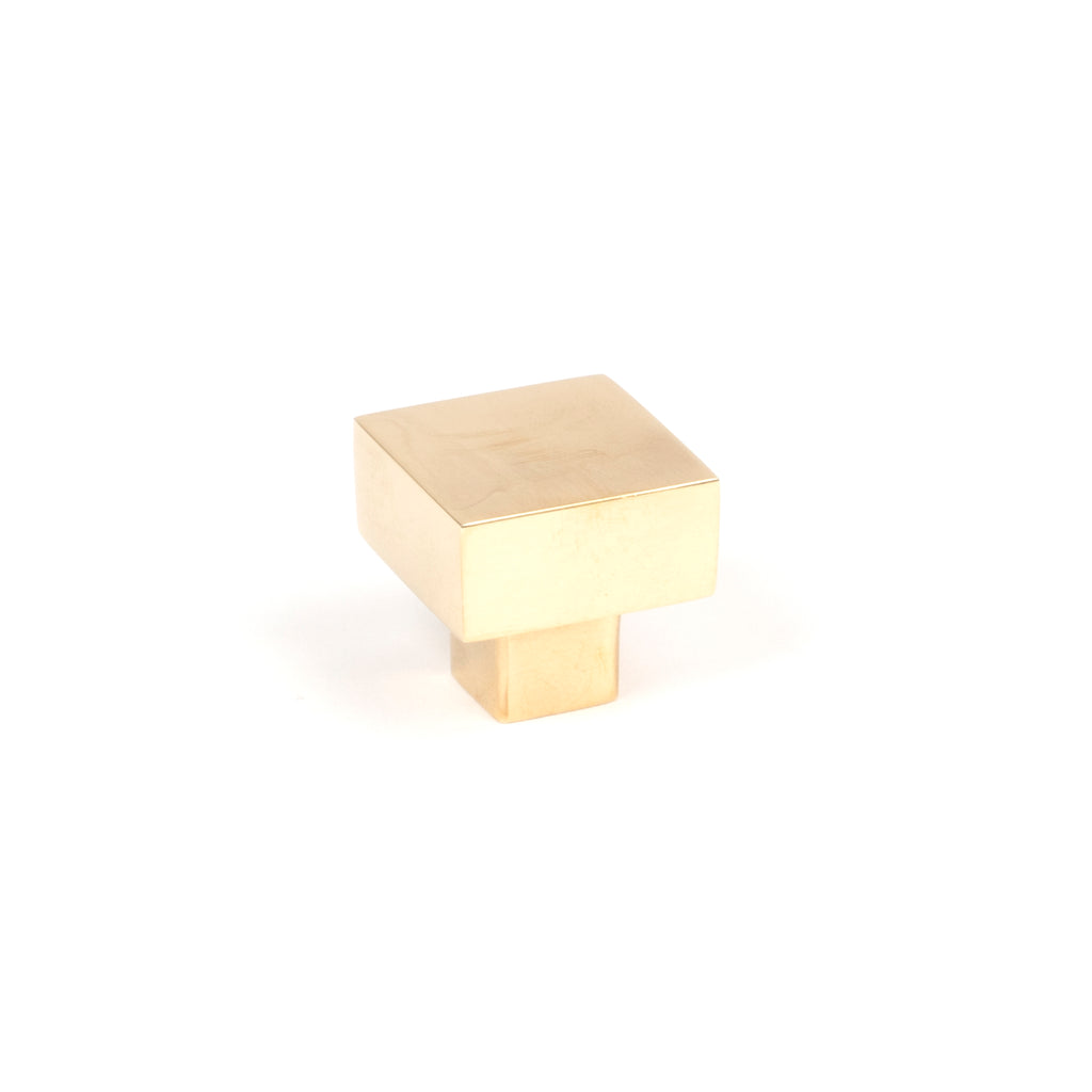 From The Anvil's Aged Brass Albers Cabinet Knob