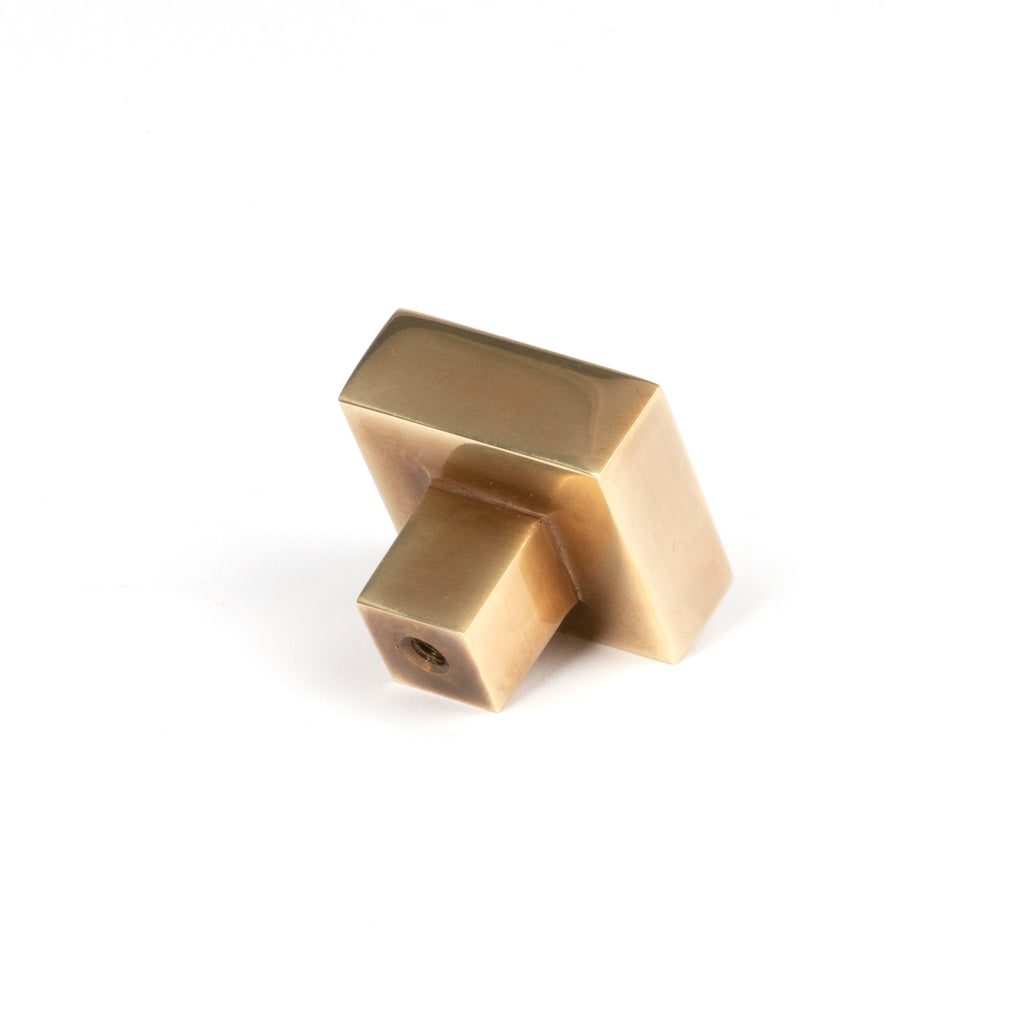 From The Anvil's Aged Brass Albers Cabinet Knob