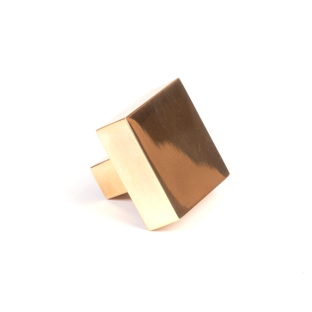 From The Anvil's Aged Brass Albers Cabinet Knob