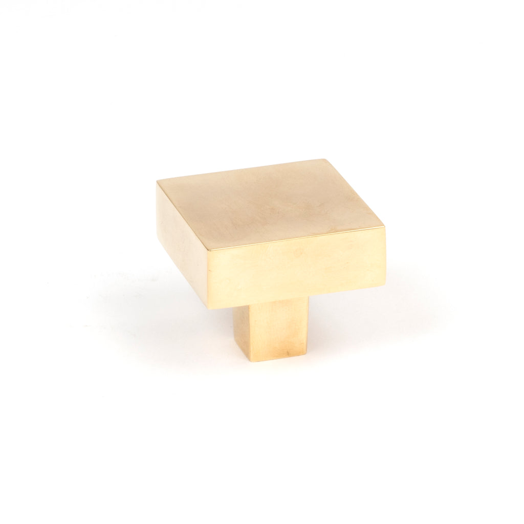 From The Anvil's Aged Brass Albers Cabinet Knob