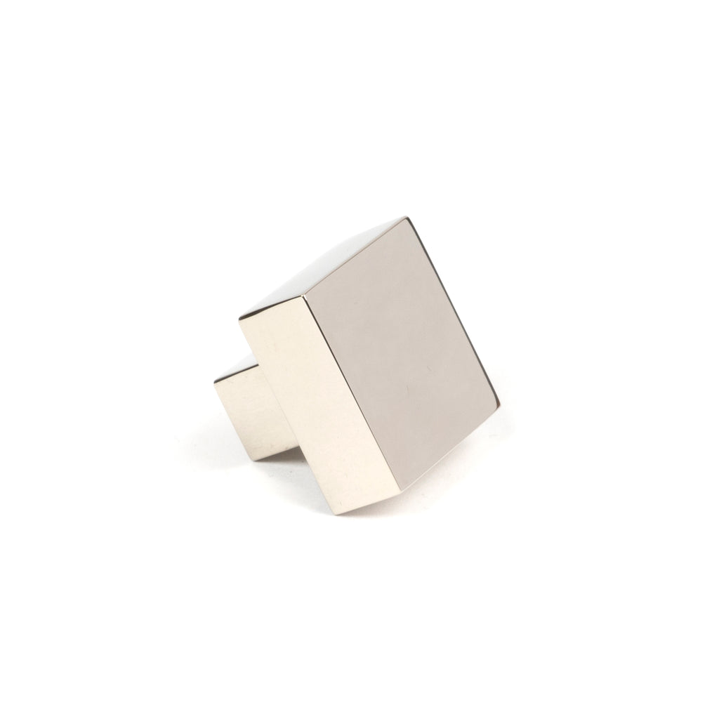 From The Anvil's Polished Nickel Albers Cabinet Knob