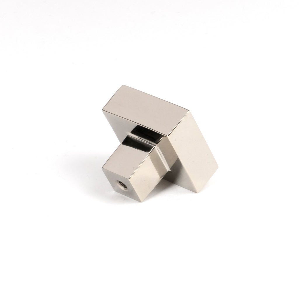 From The Anvil's Polished Nickel Albers Cabinet Knob