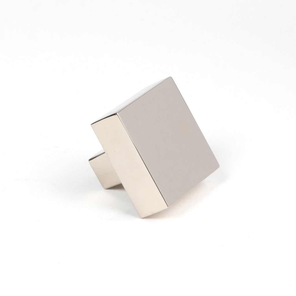 From The Anvil's Polished Nickel Albers Cabinet Knob