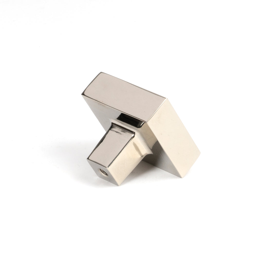 From The Anvil's Polished Nickel Albers Cabinet Knob