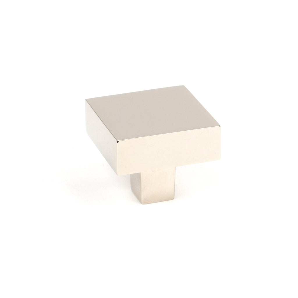 From The Anvil's Polished Nickel Albers Cabinet Knob