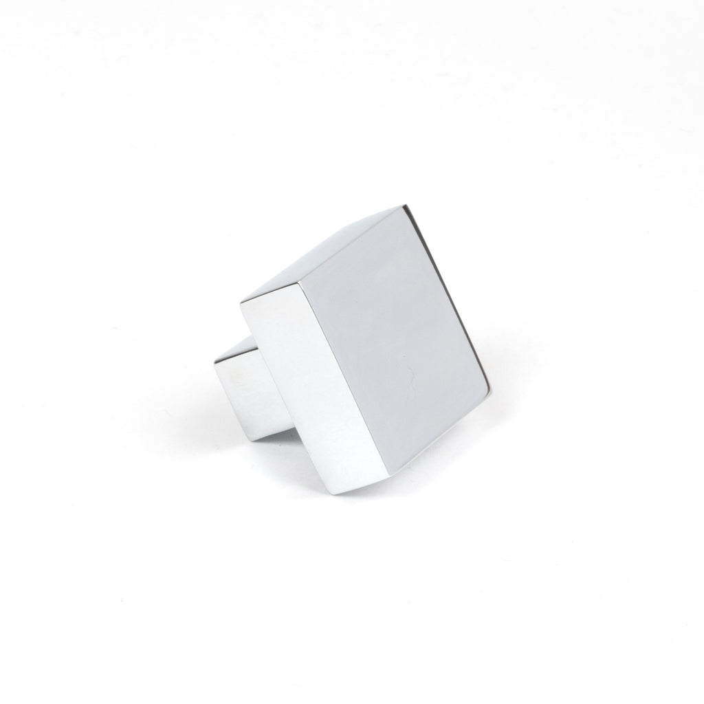 From The Anvil's Polished Chrome Albers Cabinet Knob