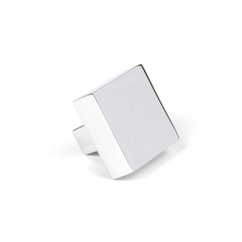 From The Anvil's Polished Chrome Albers Cabinet Knob