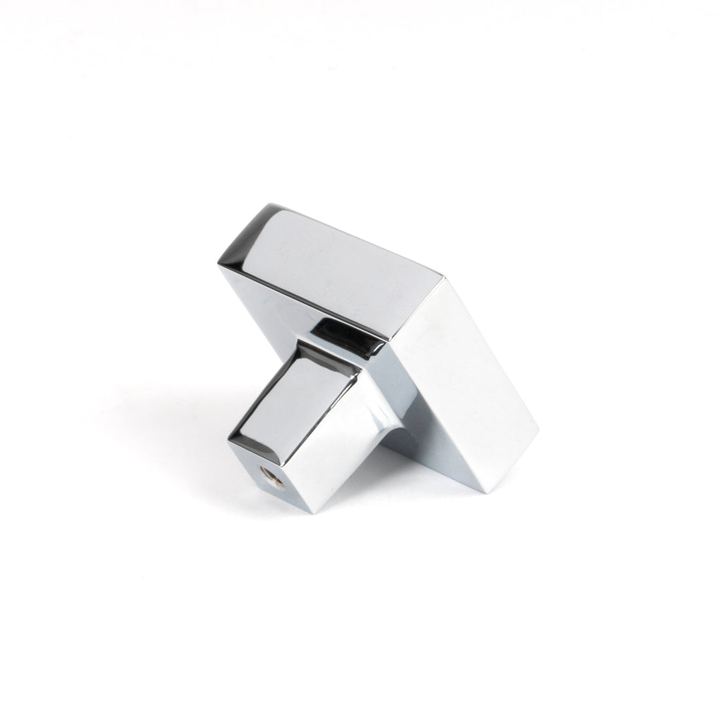 From The Anvil's Polished Chrome Albers Cabinet Knob