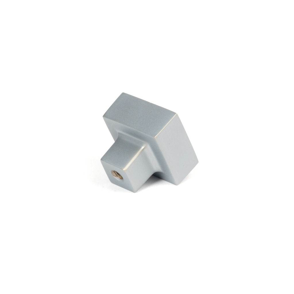 From The Anvil's Satin Chrome Albers Cabinet Knob